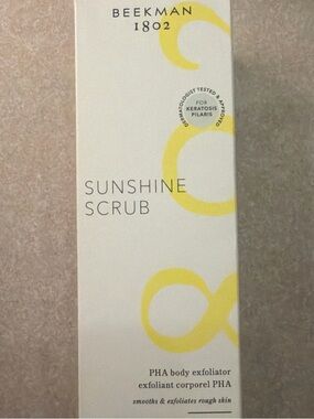 Beekman 1802 Sunshine Scrub - White & Yellow